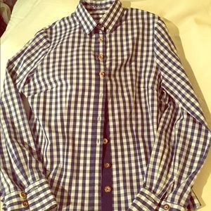 Gorsuch cotton fancy stone buttons blouse